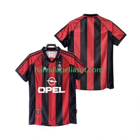 Jalkapallo Pelipaidat/Peliasut AC Milan 1999 Retro Kotipaita 1998 Lyhythihainen